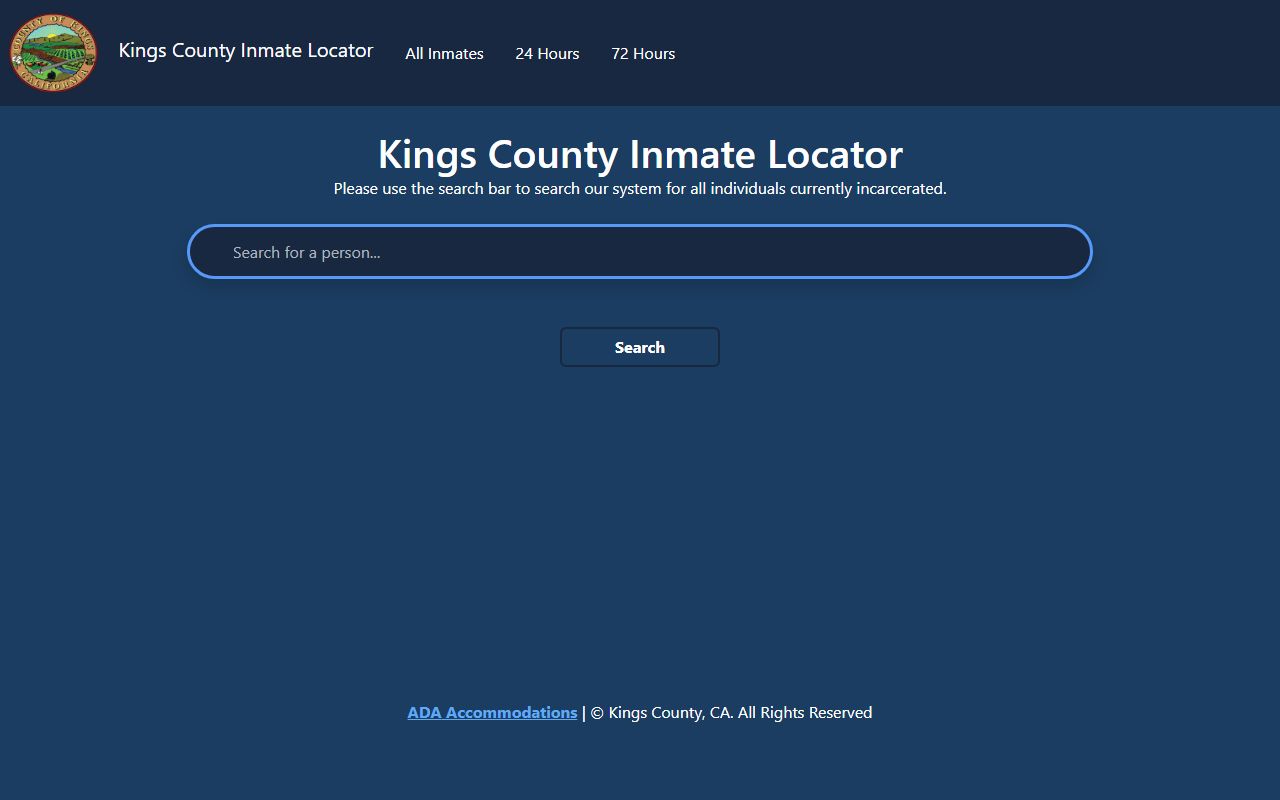 Kings County Sheriff inmate locator for released inmates