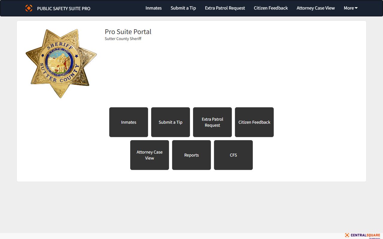 Sutter County Sheriff Zuercher Portal for released inmate searches